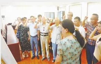 蔡甸:牢记党员身份 忠贞不渝跟党走